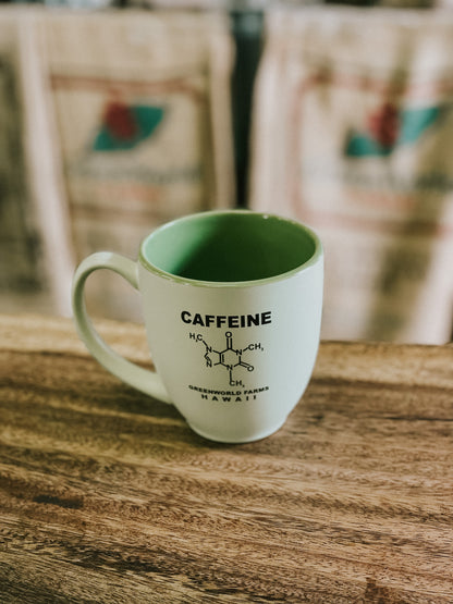 Pastel Caffeine Molecule Mugs